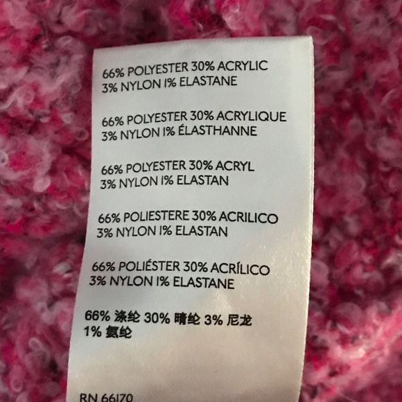 FREE PEOPLE BFF Cardigan Oversized Sweater Prickly Pear Pink Women’s Size Medium - Picture 11 of 16